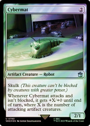 Cybermat (Surge Foil)\nDoctor Who Commander - Alternate Foil\nSingle\nMagic The Gathering