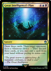 Great Intelligence's Plan (Surge Foil)\nDoctor Who Commander - Alternate Foil\nSingle\nMagic The Gathering