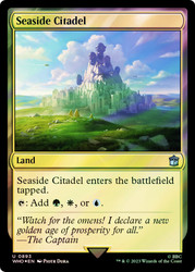 Seaside Citadel (Surge Foil)\nDoctor Who Commander - Alternate Foil\nSingle\nMagic The Gathering