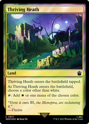 Thriving Heath (Surge Foil)\nDoctor Who Commander - Alternate Foil\nSingle\nMagic The Gathering