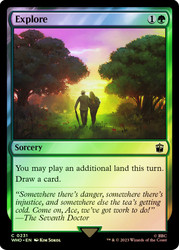 Explore\nDoctor Who Commander\nSingle\nMagic The Gathering