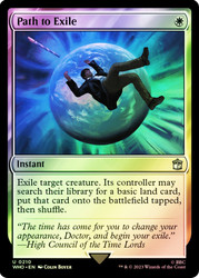 Path to Exile\nDoctor Who Commander\nSingle\nMagic The Gathering