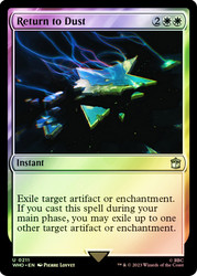 Return to Dust\nDoctor Who Commander\nSingle\nMagic The Gathering