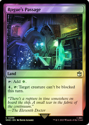Rogue's Passage\nDoctor Who Commander\nSingle\nMagic The Gathering
