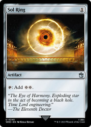 Sol Ring\nDoctor Who Commander\nSingle\nMagic The Gathering