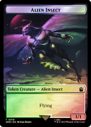 {Alien Insect Token} // {Dalek Token}
Doctor Who Commander
Single
Magic: The Gathering