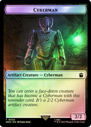 {Cyberman Token} // {Horse Token}\nDoctor Who Commander\nSingle\nMagic The Gathering