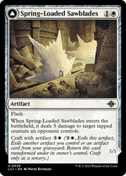 Spring-Loaded Sawblades // Bladewheel Chariot\nThe Lost Caverns of Ixalan\nSingle\nMagic The Gathering