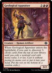 Geological Appraiser\nThe Lost Caverns of Ixalan\nSingle\nMagic The Gathering