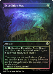 Expedition Map (Borderless)\nThe Lost Caverns of Ixalan Commander - Variants\nSingle\nMagic The Gathering