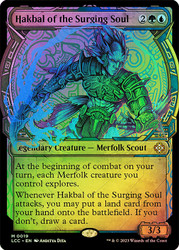 Hakbal of the Surging Soul (Showcase)\nThe Lost Caverns of Ixalan Commander - Variants\nSingle\nMagic The Gathering