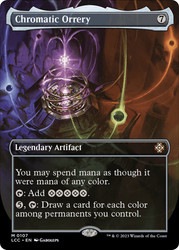 Chromatic Orrery (Borderless)\nThe Lost Caverns of Ixalan Commander - Variants\nSingle\nMagic The Gathering