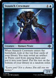 Staunch Crewmate\nThe Lost Caverns of Ixalan\nSingle\nMagic The Gathering