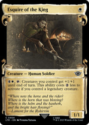 Esquire of the King (Showcase)\nThe Lord of the Rings - Variants\nSingle\nMagic The Gathering