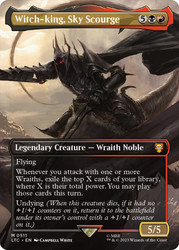Witch-king, Sky Scourge (Borderless)\nThe Lord of the Rings Commander - Variants\nSingle\nMagic The Gathering