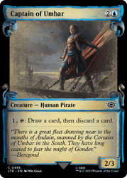 Captain of Umbar (Showcase)\nThe Lord of the Rings - Variants\nSingle\nMagic The Gathering