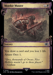 Mordor Muster (Showcase)\nThe Lord of the Rings - Variants\nSingle\nMagic The Gathering