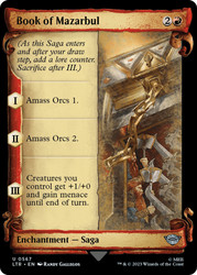 Book of Mazarbul (Showcase)\nThe Lord of the Rings - Variants\nSingle\nMagic The Gathering