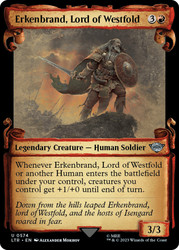 Erkenbrand, Lord of Westfold (Showcase)\nThe Lord of the Rings - Variants\nSingle\nMagic The Gathering
