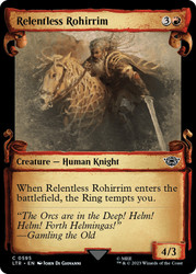 Relentless Rohirrim (Showcase)\nThe Lord of the Rings - Variants\nSingle\nMagic The Gathering