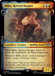Bilbo, Retired Burglar (Showcase)\nThe Lord of the Rings - Variants\nSingle\nMagic The Gathering