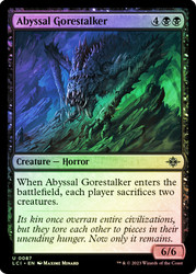Abyssal Gorestalker\nThe Lost Caverns of Ixalan\nSingle\nMagic The Gathering
