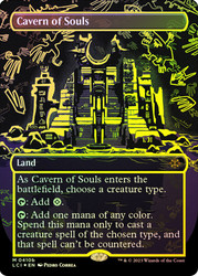 Cavern of Souls (Borderless) (Neon Ink Yellow) (WPN Premium)\nThe Lost Caverns of Ixalan - Alternate Foil\nSingle\nMagic The Gathering