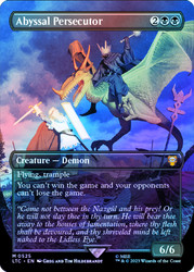 Abyssal Persecutor (Borderless) (Silver Foil)\nThe Lord of the Rings Commander - Alternate Foil\nSingle\nMagic The Gathering
