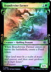 Brandywine Farmer (Showcase) (Silver Foil)\nThe Lord of the Rings - Alternate Foil\nSingle\nMagic The Gathering