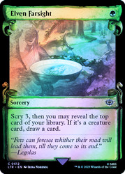 Elven Farsight (Showcase) (Silver Foil)\nThe Lord of the Rings - Alternate Foil\nSingle\nMagic The Gathering