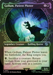 Gollum, Patient Plotter (#801) (Showcase) (Surge Foil)\nThe Lord of the Rings - Alternate Foil\nSingle\nMagic The Gathering