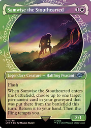 Samwise the Stouthearted (#798) (Showcase) (Surge Foil)\nThe Lord of the Rings - Alternate Foil\nSingle\nMagic The Gathering