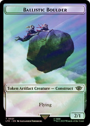{Ballistic Boulder Token} // {Food Token} (#024) [SGL-MTG-LTR3-T21T24-ENF]