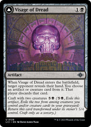 Visage of Dread // Dread Osseosaur\nThe Lost Caverns of Ixalan\nSingle\nMagic The Gathering