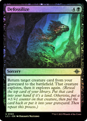 Defossilize\nThe Lost Caverns of Ixalan\nSingle\nMagic The Gathering