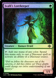 Ixalli's Lorekeeper\nThe Lost Caverns of Ixalan\nSingle\nMagic The Gathering