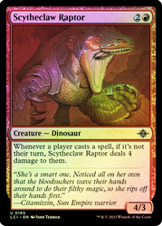 Scytheclaw Raptor\nThe Lost Caverns of Ixalan\nSingle\nMagic The Gathering