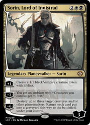 Sorin, Lord of Innistrad\nThe Lost Caverns of Ixalan Commander\nSingle\nMagic The Gathering