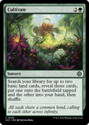 Cultivate\nThe Lost Caverns of Ixalan Commander\nSingle\nMagic The Gathering