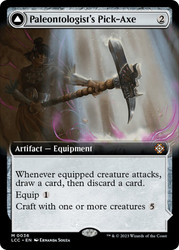 Paleontologist's Pick-Axe // Dinosaur Headdress (Extended Art)\nThe Lost Caverns of Ixalan Commander - Variants\nSingle\nMagic The Gathering