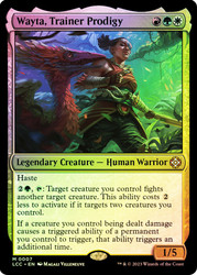 Wayta, Trainer Prodigy\nThe Lost Caverns of Ixalan Commander\nSingle\nMagic The Gathering