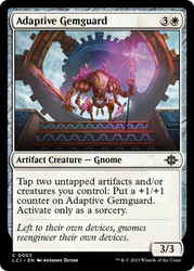 Adaptive Gemguard\nThe Lost Caverns of Ixalan\nSingle\nMagic The Gathering