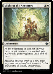 Might of the Ancestors\nThe Lost Caverns of Ixalan\nSingle\nMagic The Gathering