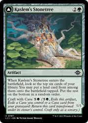Kaslem's Stonetree // Kaslem's Strider\nThe Lost Caverns of Ixalan\nSingle\nMagic The Gathering
