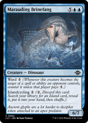 Marauding Brinefang\nThe Lost Caverns of Ixalan\nSingle\nMagic The Gathering