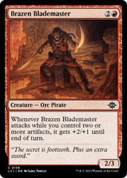 Brazen Blademaster\nThe Lost Caverns of Ixalan\nSingle\nMagic The Gathering
