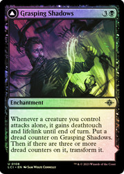 Grasping Shadows // Shadows' Lair\nThe Lost Caverns of Ixalan\nSingle\nMagic The Gathering