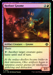 Hotfoot Gnome\nThe Lost Caverns of Ixalan\nSingle\nMagic The Gathering