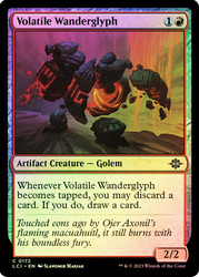 Volatile Wanderglyph\nThe Lost Caverns of Ixalan\nSingle\nMagic The Gathering
