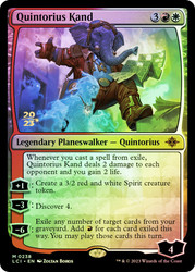 Quintorius Kand (Prerelease) (The Lost Caverns of Ixalan)\nPromo: Date Stamped\nSingle\nMagic The Gathering